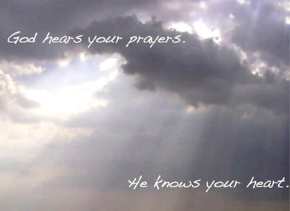 God hears